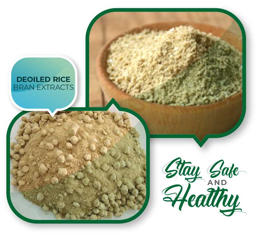 Deoiled Rice Bran Extracts